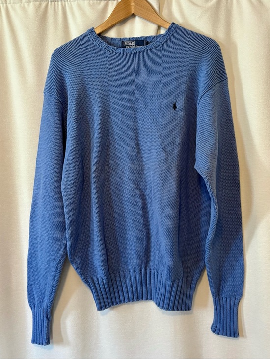 Polo Ralph Lauren Other - Vintage 100% Cotton Ralph Lauren Knit Crewneck Sweater size L